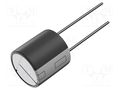 Capacitor: electrolytic; low ESR; THT; 390uF; 25VDC; Ø8x15mm; ±20% PANASONIC EEUFR1E391L