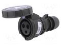 Connector: AC supply 3-phase; socket; female; 32A; 230VAC; IP67 PCE 2232-6.U
