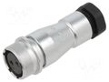 Connector: circular; plug; female; PIN: 2; IP65; WF20; 5÷12mm; 25A WEIPU WF20K2ZA1