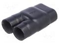 Cable breakout; glued; 38.6/26.9mm; black; elastomer crosslinked TE Connectivity 382A034-25/225-0