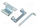 Hinge; Width: 26.5mm; zinc-plated steel; natural; H: 60mm RST ROZTOCZE 3.ST27.001