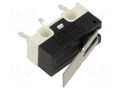 Microswitch SNAP ACTION; 3A/125VAC; with lever; SPDT; ON-(ON) HONEYWELL ZX40E30C01