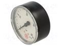 Manometer; 0÷40bar; G 1/4",rear connection; 63mm; Temp: -20÷60°C PNEUMAT 220