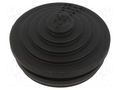 Grommet; elastomer thermoplastic TPE; black; Øcable: 0÷22mm; IP54 OBO BETTERMANN OBO-2012342