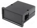Enclosure: panel; X: 72mm; Y: 72mm; Z: 36mm; ABS; black; screwed MASZCZYK ABS-61PC-BK