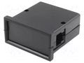 Enclosure: panel; X: 72mm; Y: 72mm; Z: 36mm; ABS; black; screwed MASZCZYK ABS-61PC-BK