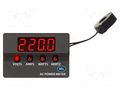 Meter: network parameters; on panel; digital,mounting; LED; ACM20 Murata Power Solutions ACM20-5-AC1-R-C