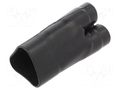 Cable breakout; glueless; 38.6/19.3mm; black; -75÷150°C; RAYCHEM TE Connectivity 462A023-25-0