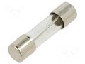 Fuse: fuse; 1A; 250VAC; time-lag; cylindrical,glass; 5x20mm; 5ET BEL FUSE 5ET-1-R