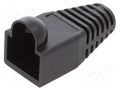 RJ45 plug boot; black BM GROUP BM01060N