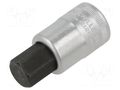 Socket; hex key,socket spanner; HEX 17mm; 1/2"; INHEX STAHLWILLE ST-3050017