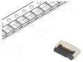 Connector: FFC/FPC; gold flash; SMT; 0.4A; 50V; PIN: 8; Mat: LCP; ZIF GCT FFC2B35-08-G