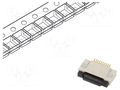 Connector: FFC/FPC; gold flash; SMT; 0.4A; 50V; PIN: 10; Mat: LCP GCT FFC2B35-10-G