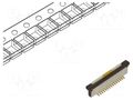 Connector: FFC/FPC; gold flash; SMT; 125V; 1A; PIN: 15; Mat: PA6T GCT FFC3A20-15-G