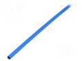 Heat shrink sleeve; glueless,flexible; 2: 1; 6.4mm; L: 1.2m; blue TE Connectivity RNF-100-1/4-6-STK