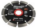 Cutting diamond wheel; Ø: 125mm; Holder: assembly hole; 22.22mm Milwaukee MW-4932399540