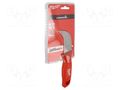 Knife; semicircular; universal; Overall len: 216mm Milwaukee MW-4932464829