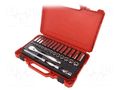 Wrench-set; 6-angles,socket spanner; Mounting: 3/8"; 32pcs. Milwaukee MW-4932464945