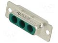 FCT Mixed Layout D-Sub Housing, Female, Tin-plated Shell, 3 MOLEX MX-172704-0032