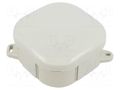 Enclosure: junction box; X: 92mm; Y: 92mm; Z: 44mm; IP54; grey PAWBOL PW-A.0018