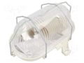 Lamp: lighting fixture; OVAL60; polycarbonate; E27; IP44; oval PAWBOL PW-D.3166P