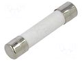 Fuse: fuse; 1A; 250VAC; quick blow; ceramic; 6.3x32mm; brass OPTIFUSE FCA-1A
