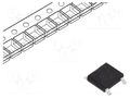 Bridge rectifier: single-phase; Urmax: 1kV; If: 2A; Ifsm: 60A; ABS SMC DIODE SOLUTIONS ABS210TR-SMC