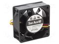Fan: DC; axial; 48VDC; 60x60x25mm; 31.8m3/h; 28dBA; ball; 3800rpm SANYO DENKI 109R0648H4D01