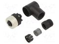 Connector; M12; PIN: 4; angled; plug; Connection: PG7; 150VDC; 125VAC TELEMECANIQUE SENSORS XZCC12FCM40B