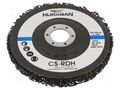 Wheel; Dim: Ø125x13mm; Mount.hole diam: 22mm HURAGAN HUR-SCSRDH125