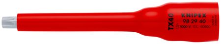 KNIPEX 98 29 40 Socket 3/8'' for TX40 123 mm 98 29 40