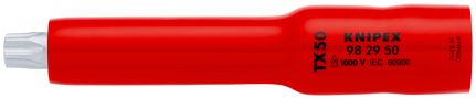 KNIPEX 98 29 50 Socket 3/8'' for TX50 117 mm 98 29 50