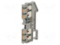 Splice terminal: rail; PT; 24A; 800V; for DIN rail mounting; grey PHOENIX CONTACT PT2.5-QUATTRO