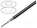 Wire: coaxial; RG58C/U; stranded; Cu; PVC; black; 5mm HELUKABEL RG58CU