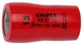 KNIPEX 98 37 15 Hexagon Socket for hexagonal screws with internal square 3/8" 47 mm 98 37 15