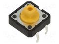 Microswitch TACT; SPST-NO; Pos: 2; 0.05A/12VDC; THT; none; 1.6N C&K PTS125SJM732LFS