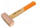 Hammer; 280mm; 1kg; copper; wood BETA BE1385/1000