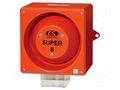 Signaller: lighting-sound; 24VDC; siren,flashing light; IP65 CLIFFORD & SNELL YL80/D50/C/RF/SU/W