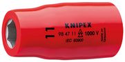 KNIPEX 98 47 11 Hexagon Socket for hexagonal screws with internal square 1/2" 54 mm 98 47 11 4003773020899