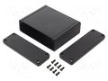 Enclosure: with panel; 1455; X: 80mm; Y: 103mm; Z: 31mm; aluminium HAMMOND HM-1455L801BK
