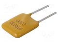 Fuse: PTC polymer; 3A; Imax: 40A; THT; PTR030V; bag EATON/BUSSMANN PTR030V0300-BK