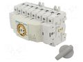 Module: mains-generator switch; Poles: 4; 400VAC; 80A; IP20 HAGER HIM408