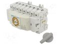 Module: mains-generator switch; Poles: 4; 400VAC; 80A; IP20 HAGER HIM408
