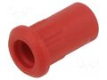 Case; 25A; red; 17mm; for banana sockets STÄUBLI I-EB4-IFA-22