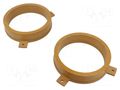 Spacer ring; MDF; 165m; Saab; impregnated,varnished; 2pcs. 4CARMEDIA MDF-D.98