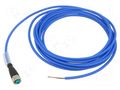 Cable: for sensors/automation; M12; PIN: 2; straight; plug; 250VDC PEPPERL+FUCHS V1-G-N-5M-PUR