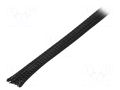Braid; ØBraid : 14÷30nom.20mm; polyester; black; L: 50m; UL94V-2 BM GROUP BMGCP020MNE