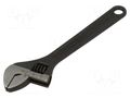 Wrench; adjustable; 200mm; Max jaw capacity: 25mm; blackened keys KING TONY KT-3611-08P