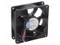 Fan: DC; axial; 12VDC; 80x80x25.4mm; 9292506152 EBM-PAPST 8412NGMV