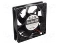 Fan: DC; axial; 12VDC; 120x120x25mm; 150m3/h; 40dBA; ball; 2850rpm SANYO DENKI 9G1212H402